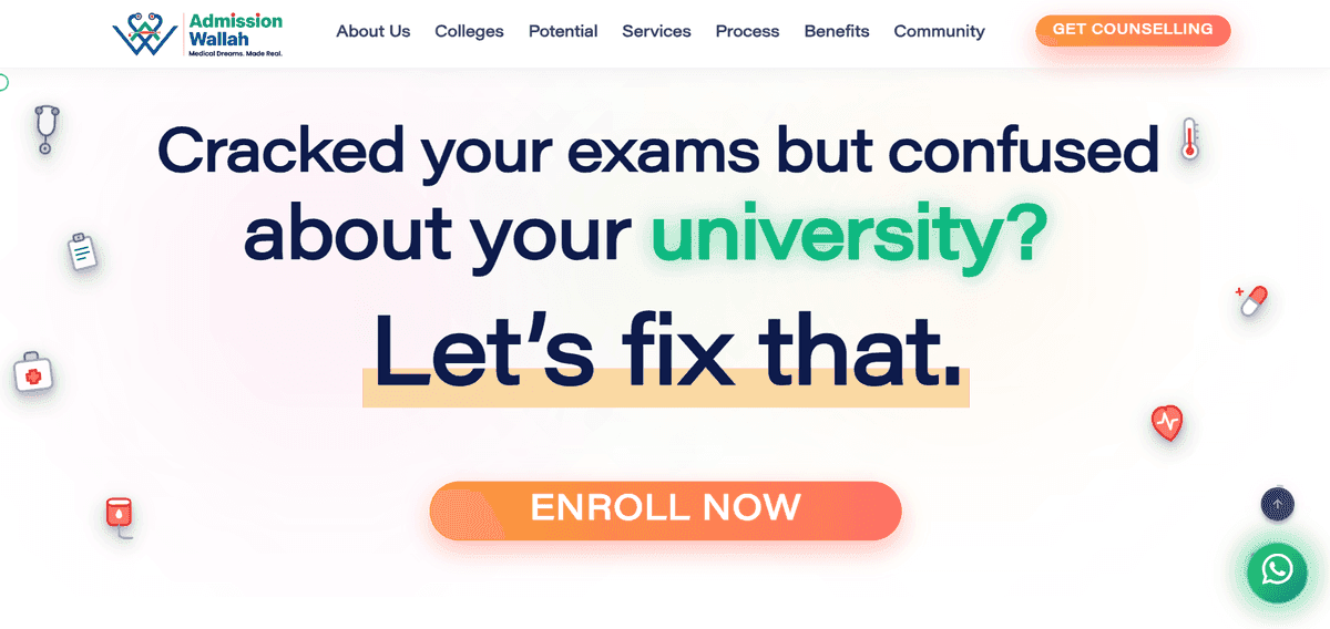 Admission Wallah Dashboard